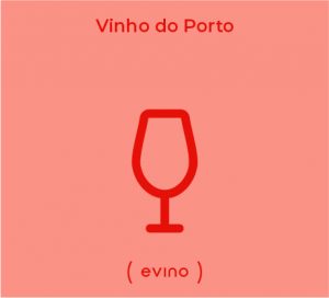Ilustração de uma taça para vinho do porto