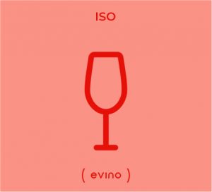 Ilustração de uma taça tipo ISO